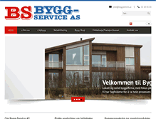 Tablet Screenshot of byggservice.as